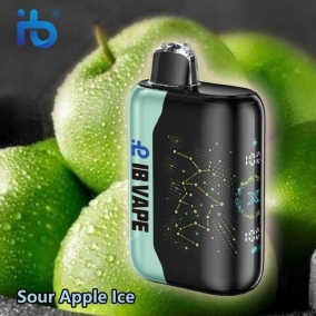 Elektrische Zigarette mit 35.000 Zügen | Sauerer Apfel-Eis Geschmack
